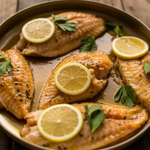 Baked Lemon Garlic Tilapia 2 Baked Lemon Garlic Tilapia