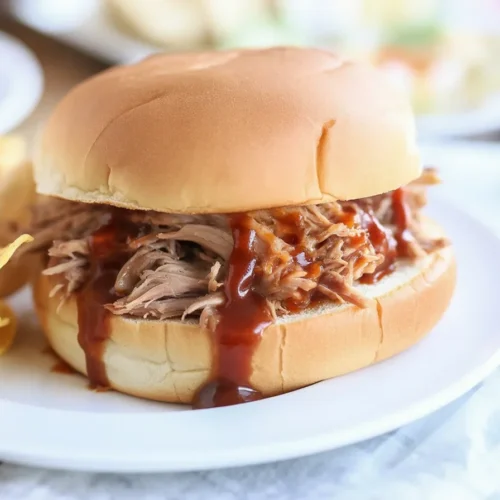 BBQ Pulled Pork Sandwiches 2 BBQ Pulled Pork Sandwiches