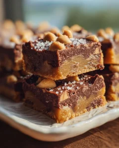 Delicious Better Than Anything Bars dessert recipe on a plate