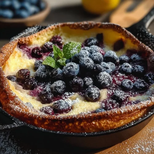 Blueberry Lemon Dutch Baby 2 Blueberry Lemon Dutch Baby