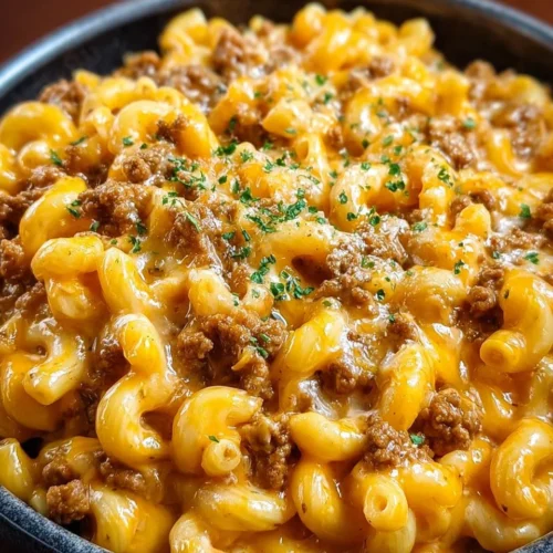Cheesy Ground Beef Macaroni 2 Cheesy Ground Beef Macaroni