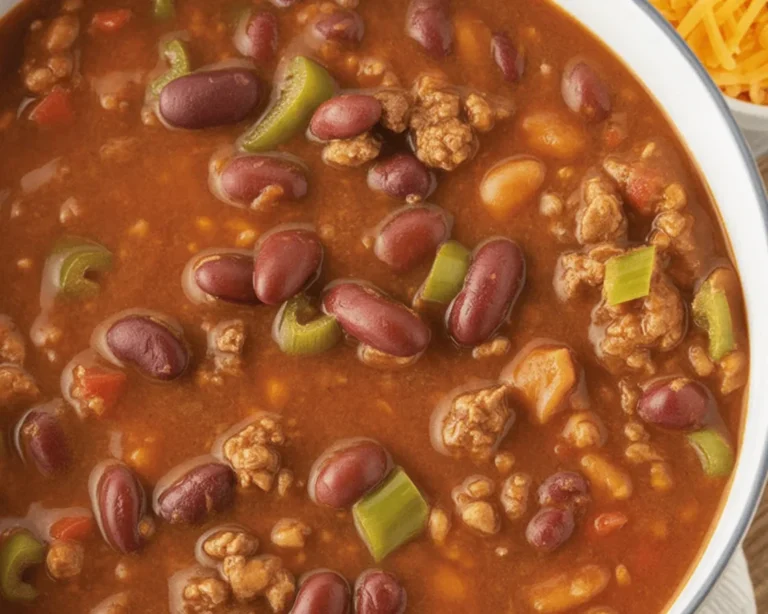 Delicious chili recipe with beans, featuring kidney, pinto, and black beans.