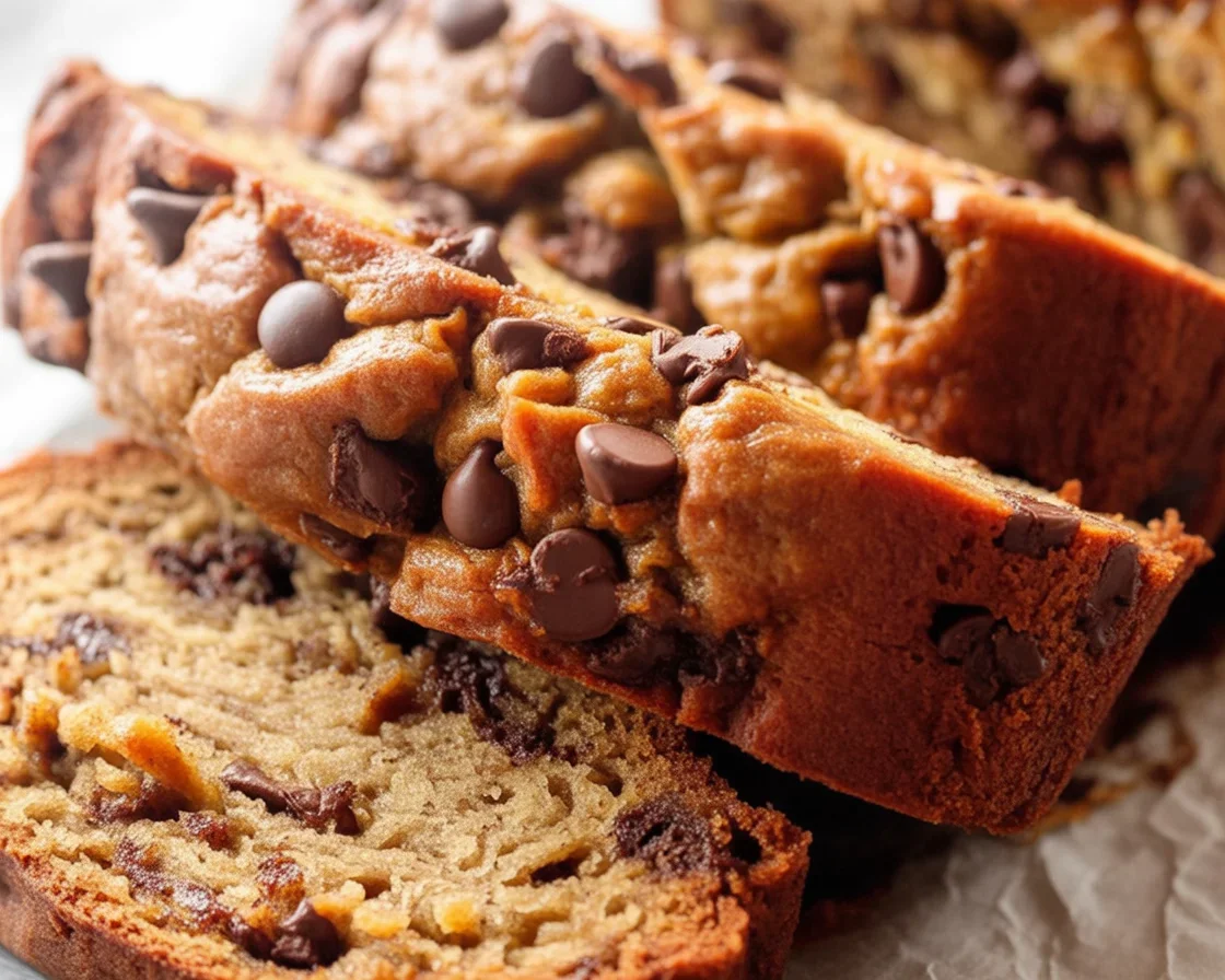 Chocolate Chip Banana Loaf 1 Chocolate Chip Banana Loaf