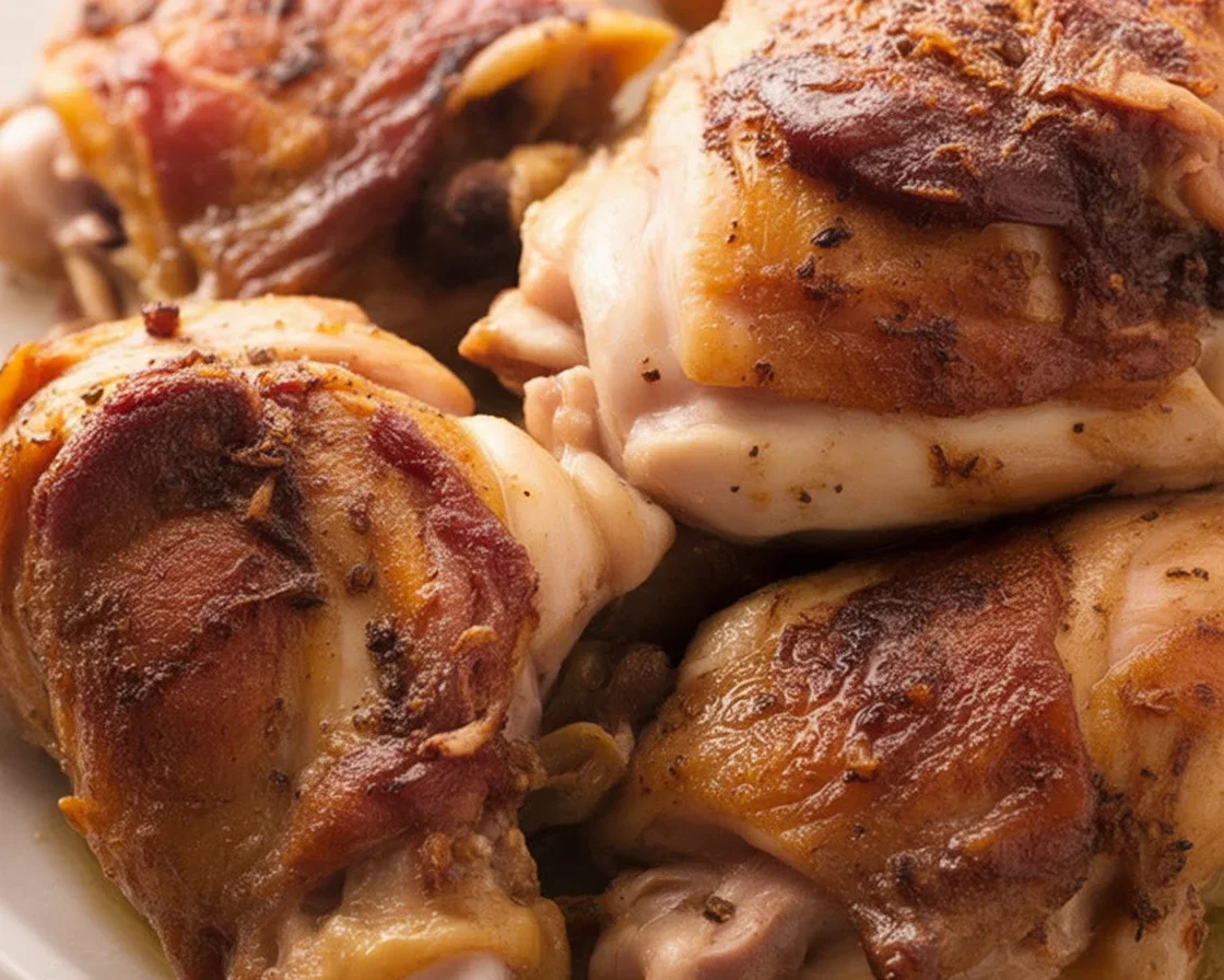 Crispy Baked Chicken Thighs 1 Crispy Baked Chicken Thighs