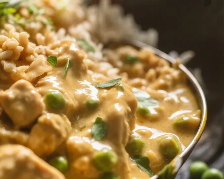 Delicious chicken curry simmered in a rich, creamy curry sauce with aromatic spices.