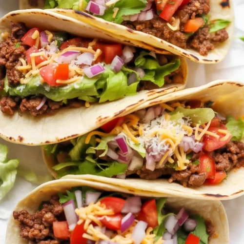 Homemade Ground Beef Tacos 2 Homemade Ground Beef Tacos