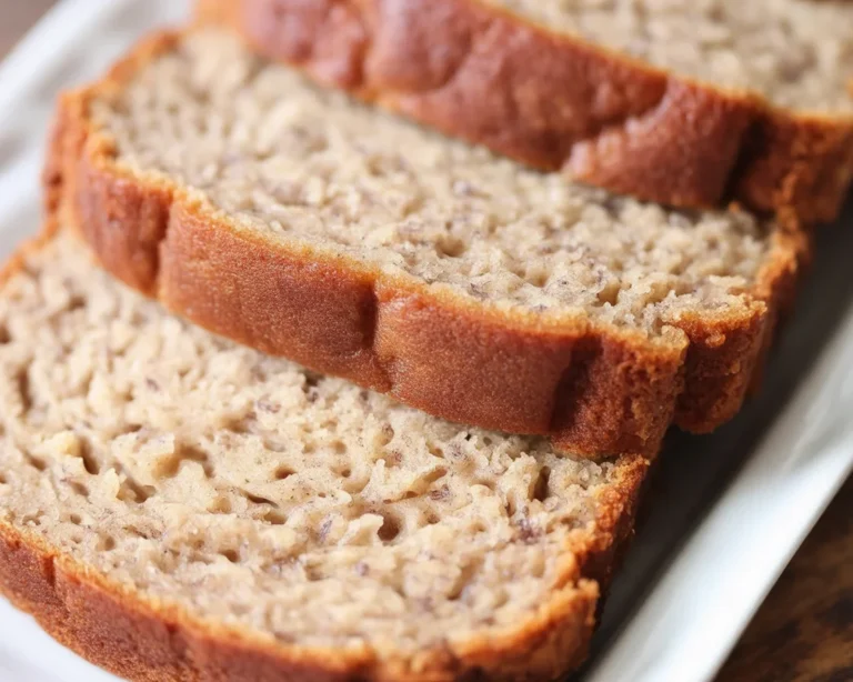 Delicious keto banana bread with almond flour, low carb, perfect for breakfast or snacks.