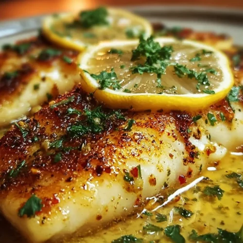 Lemon Butter Fish Fillet 2 Lemon Butter Fish Fillet
