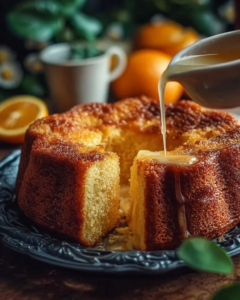 Orange Juice Cake with Orange Glaze 9 Orange Juice Cake with Orange Glaze