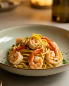 Shrimp Scampi Linguine