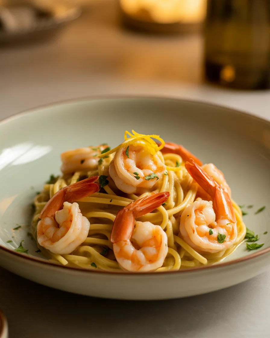 Shrimp Scampi Linguine 1 Shrimp Scampi Linguine