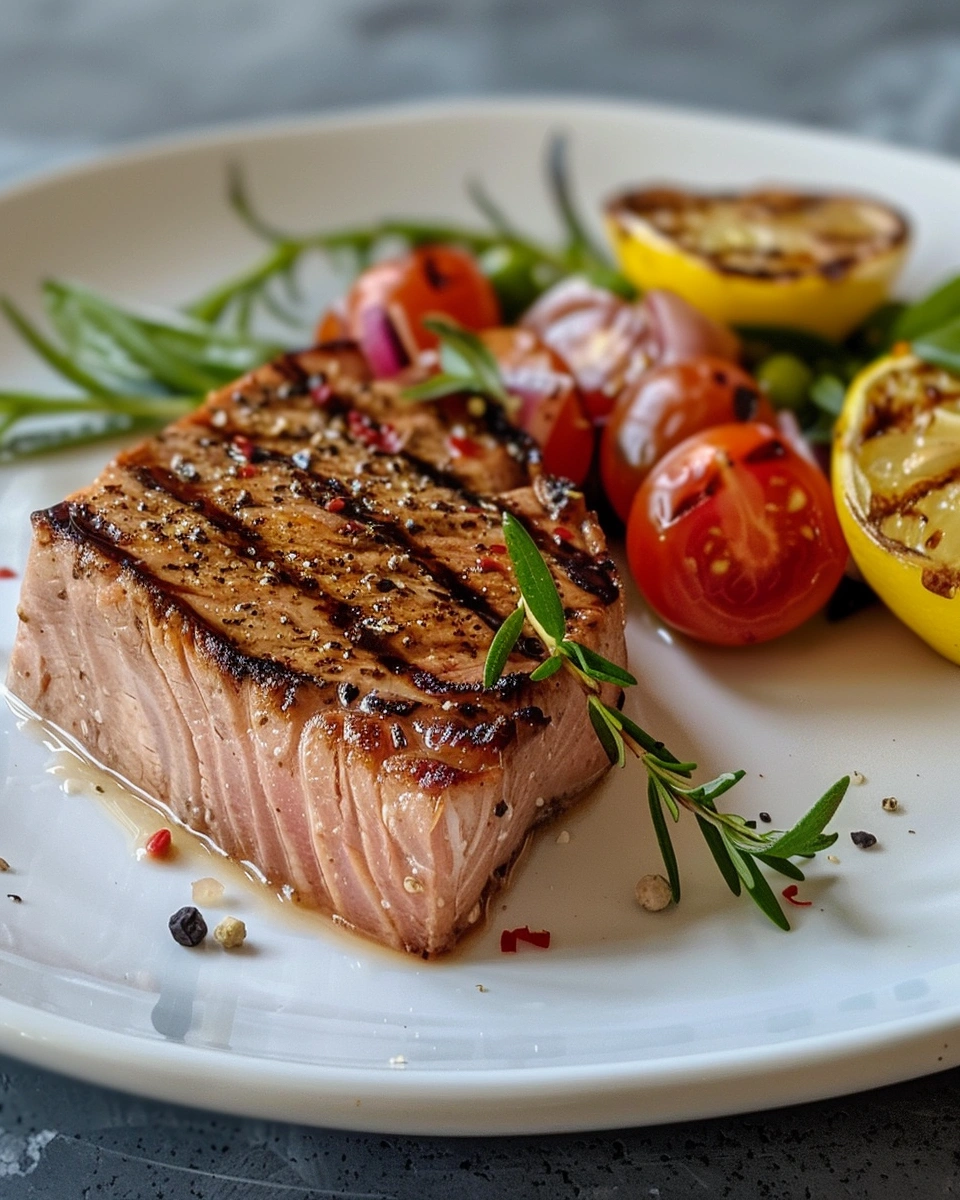 Soy Marinated Grilled Tuna Steaks