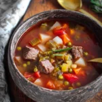 Old fashioned Vegetable Beef Soup Recipe 150x150
