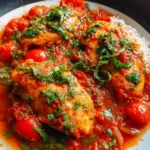 Tomato Chicken with Basil Garlic Sauce 150x150