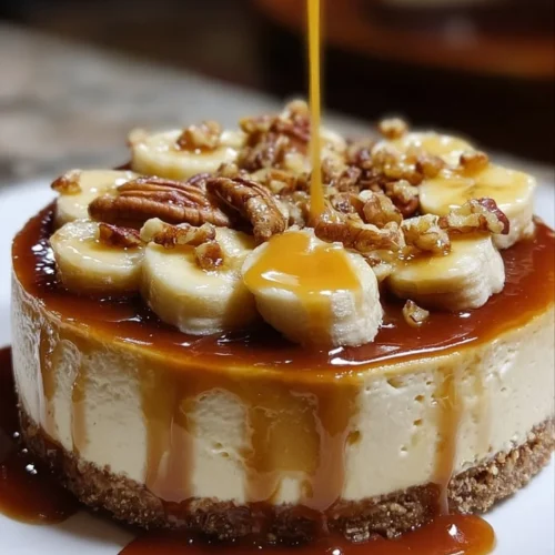 Banana Caramel Nut Cheesecake 2 Banana Caramel Nut Cheesecake
