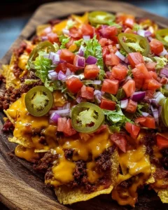BBQ Bacon Cheeseburger Nachos
