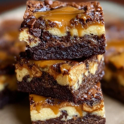 Caramel Cheesecake Brownies 2 Caramel Cheesecake Brownies