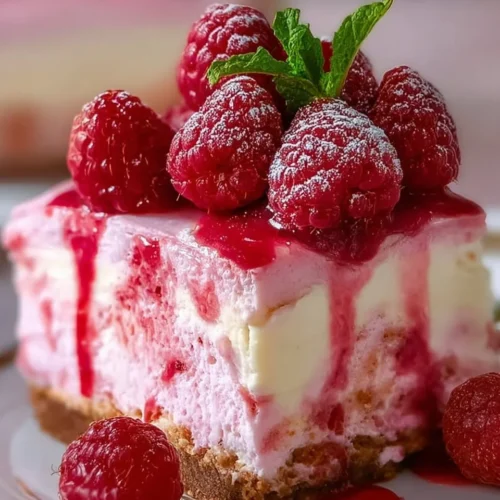 Raspberry Cheesecake with Chocolate Cookie Crust