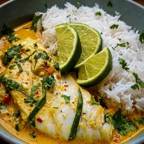 Coconut Lime Fish Curry with Jasmine Rice 2 Coconut Lime Fish Curry with Jasmine Rice