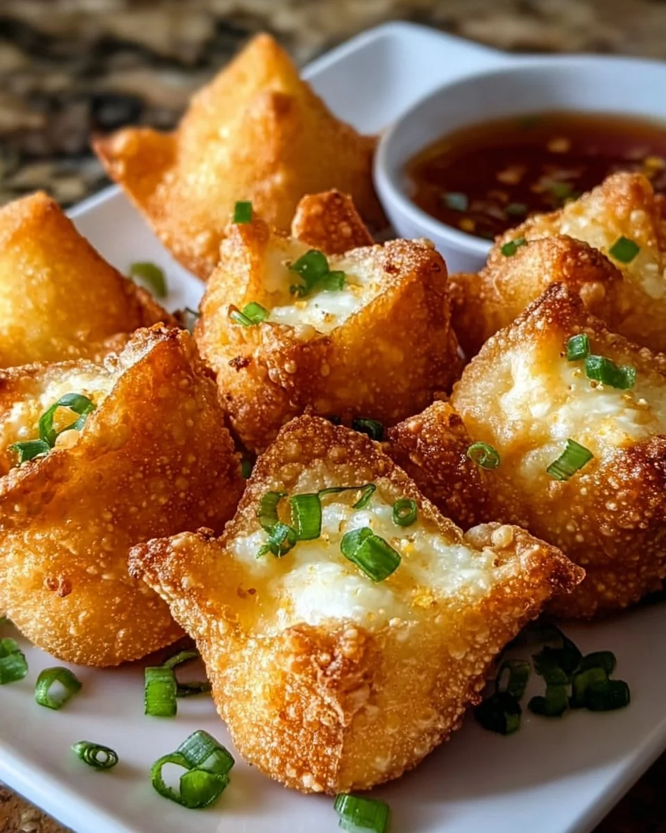 Delicious Crab Rangoon Bombs served as appetizers