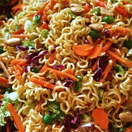 Crunchy Asian Ramen Noodle Salad