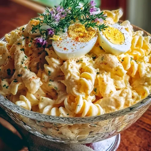 Deviled Egg Pasta Salad
