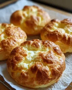 Fluffy cottage cheese cloud bread recipe for low-carb diets