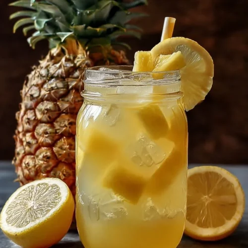 Fresh Pineapple Lemonade 2 Fresh Pineapple Lemonade