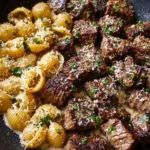 Garlic butter steak bites creamy parmesan shells 2025 10 25 140242 150x150 1