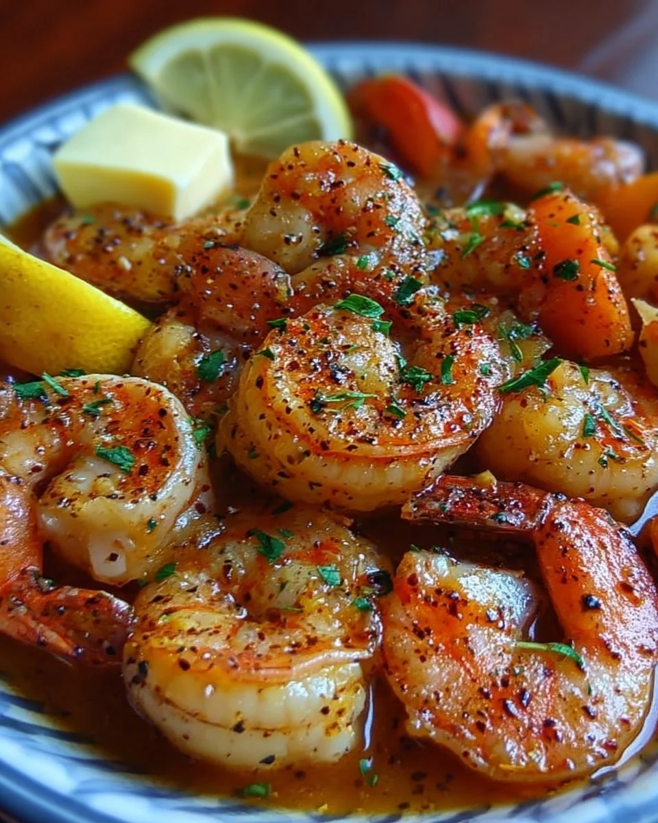 Garlicky seafood boil sauce with butter in a pot