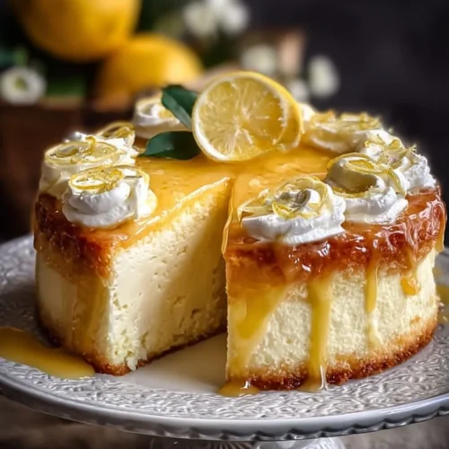 Limoncello Mascarpone Cake with Graham Crust