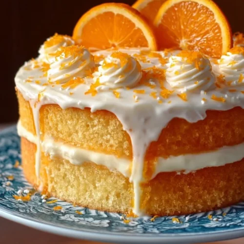 Orange Creamsicle Cake 2 Orange Creamsicle Cake