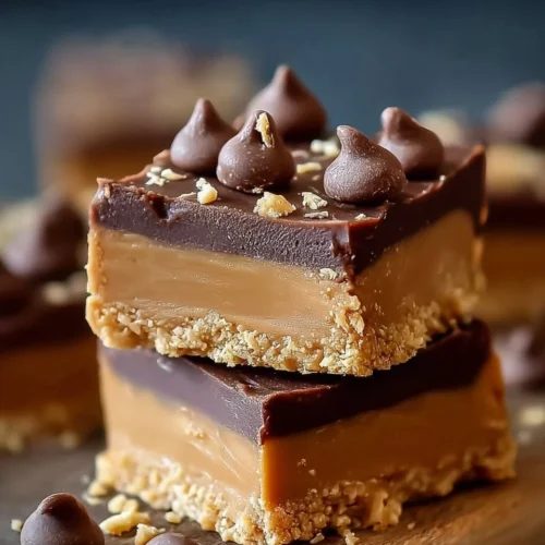 Chocolate Peanut Butter No Bake Bars