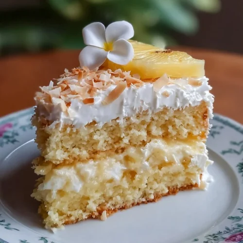 Pineapple Coconut Dream Cake 2 Pineapple Coconut Dream Cake