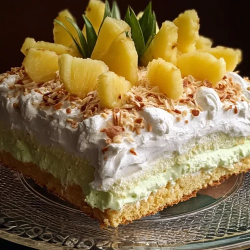 Pineapple Pistachio Cake with Whipped Topping 2 Pineapple Pistachio Cake with Whipped Topping