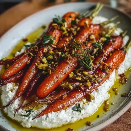 Roasted Carrots with Whipped Ricotta and Hot Honey 2 Roasted Carrots with Whipped Ricotta and Hot Honey