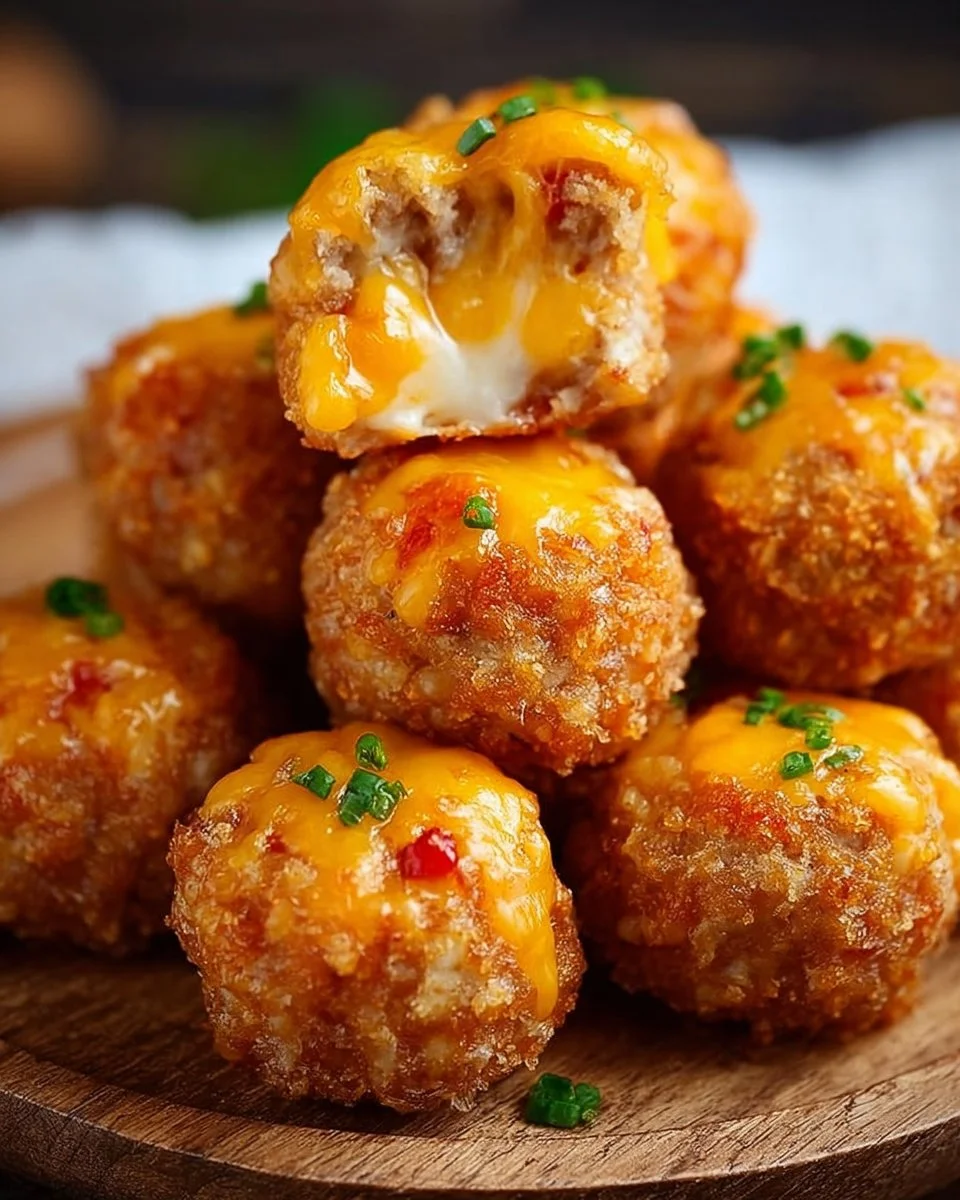 Sizzle and Cheese Fiesta Bites served on a platter, ready for snacking.