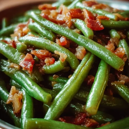 Stovetop Bacon Green Beans 2 Stovetop Bacon Green Beans