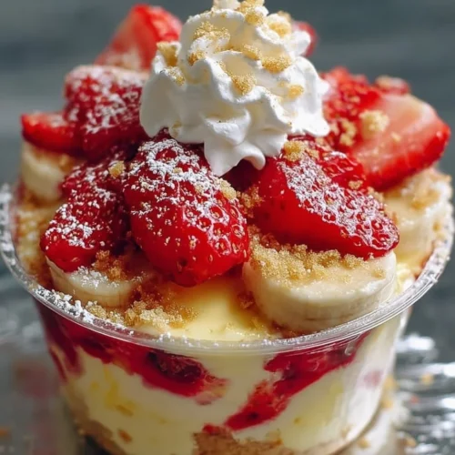 Strawberry Cheesecake Banana Pudding 2 Strawberry Cheesecake Banana Pudding