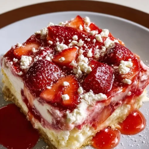 Strawberry Cheesecake Dump Cake 2 Strawberry Cheesecake Dump Cake