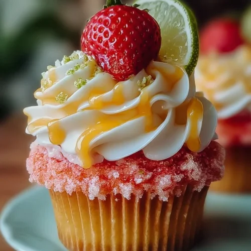 Strawberry Mango Lime Cupcakes 2 Strawberry Mango Lime Cupcakes