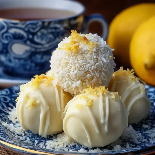 White Chocolate Lemon Truffles