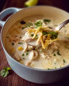 White Chicken Enchilada Soup