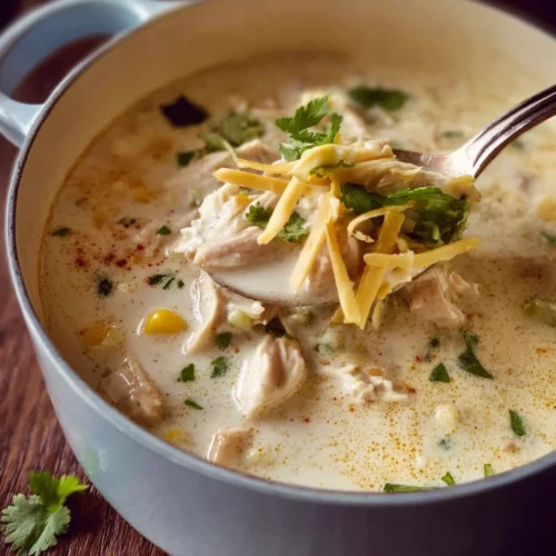 White Chicken Enchilada Soup