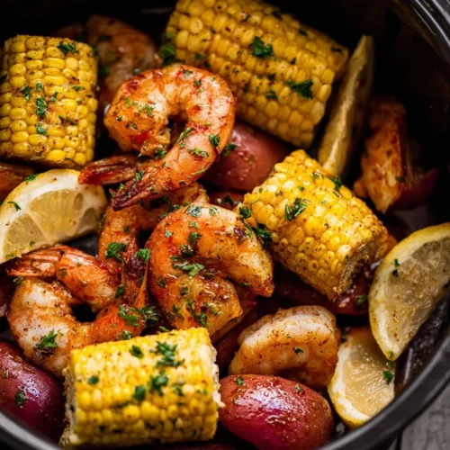 Air Fryer Shrimp Boil