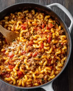 American Goulash with Ground Beef and Macaroni