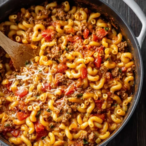 American Goulash with Ground Beef and Macaroni