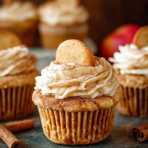 Apple Snickerdoodle Cupcakes