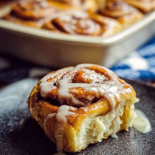 Bread Flour Cinnamon Rolls with Vanilla Cream Glaze