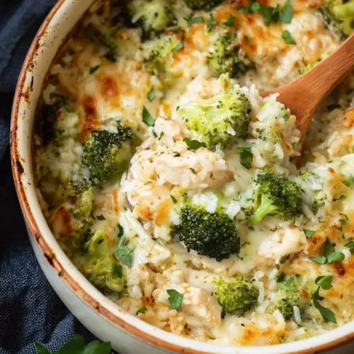 Broccoli Chicken Rice Casserole 2 Broccoli Chicken Rice Casserole
